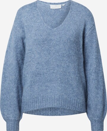 Pull-over 'Sarla' Kaffe en bleu : devant