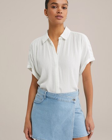 WE Fashion Bluse i hvid: forside