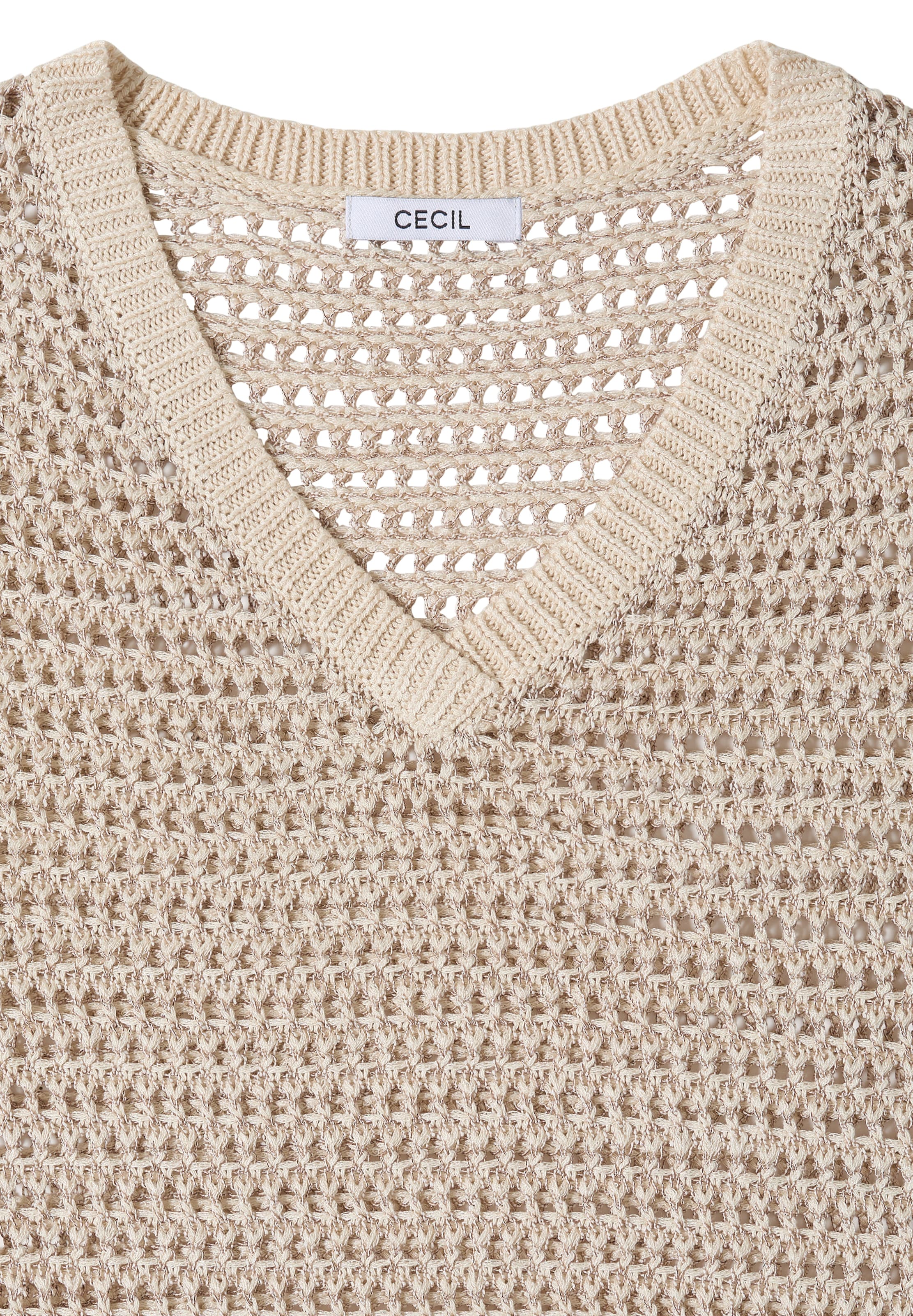 CECIL Pullover in Beige