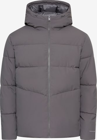 JACK & JONES Winter Jacket in Grey: front