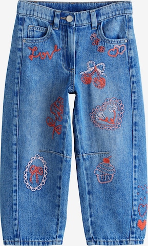 mėlyna Next „Baggy“ Džinsai: priekis