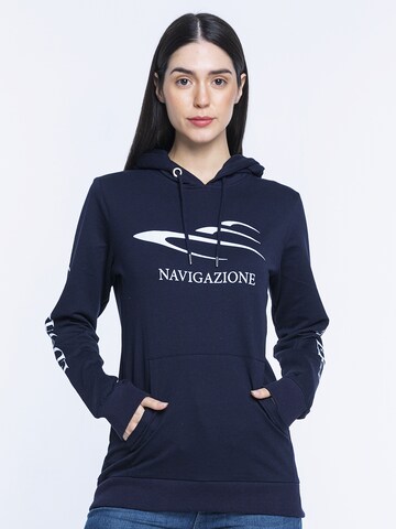 Edoardo Caravella Sweatshirt 'Kylie' in Blue: front