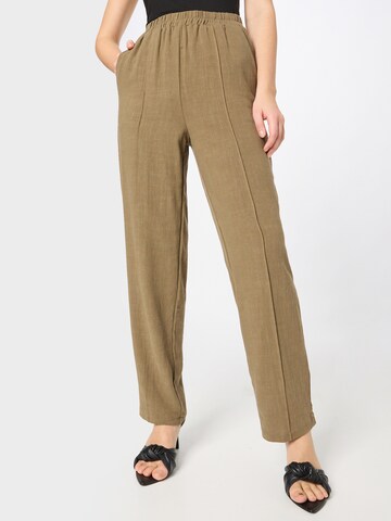 YAS - Loosefit Pantalón plisado 'Viggi' en gris: frente