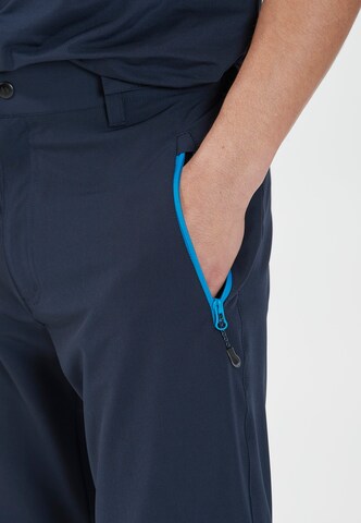 Whistler Regular Workout Pants 'SPENCER M' in Blue