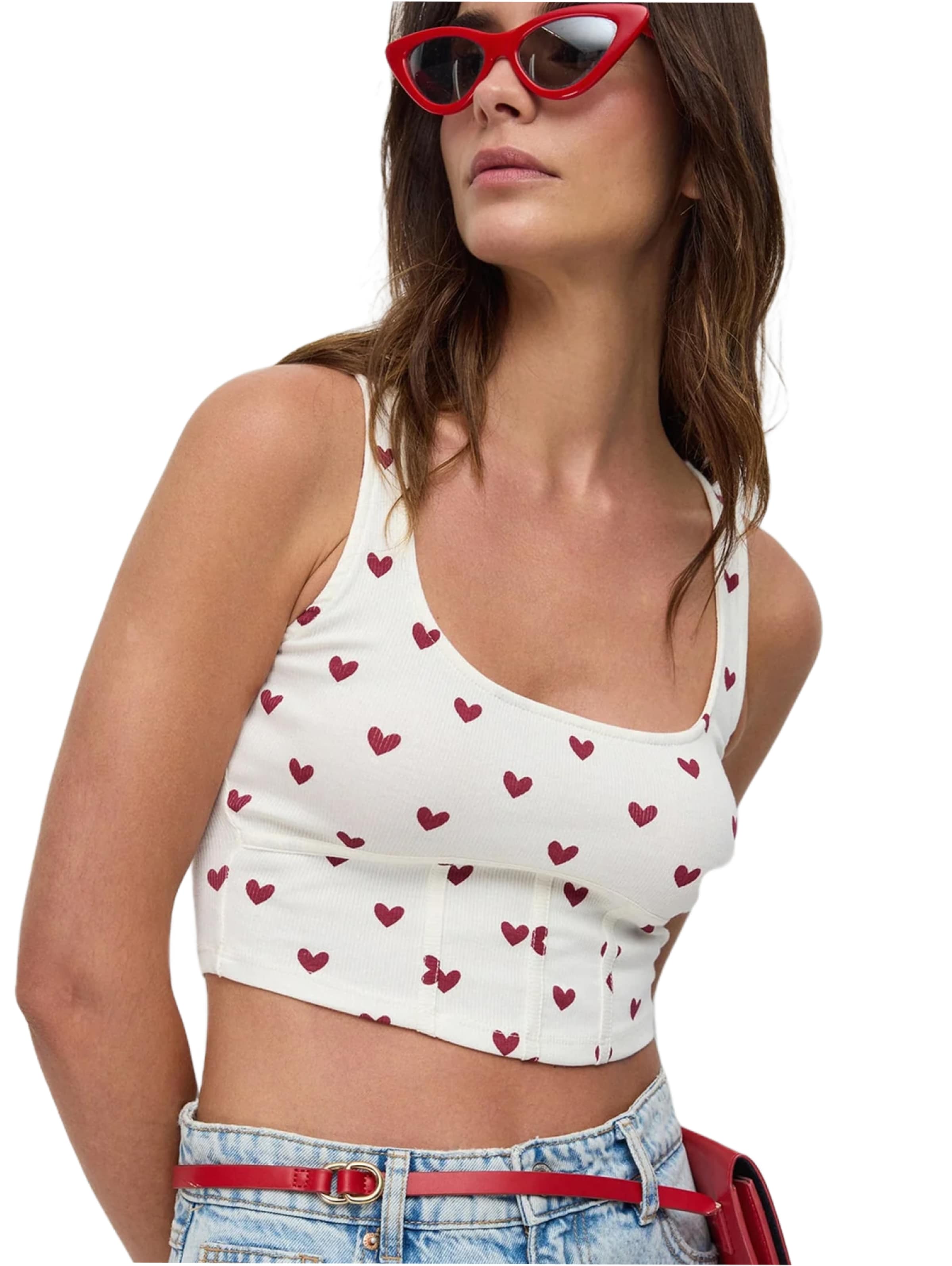 No Matter What Top in Weiß