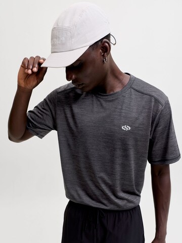 T-Shirt fonctionnel JACK & JONES en noir