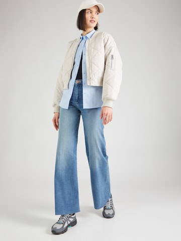 True Religion Wide leg Jeans in Blauw