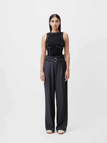 Wide Leg Pantalon à pince 'Jocy' LeGer by Lena Gercke en gris