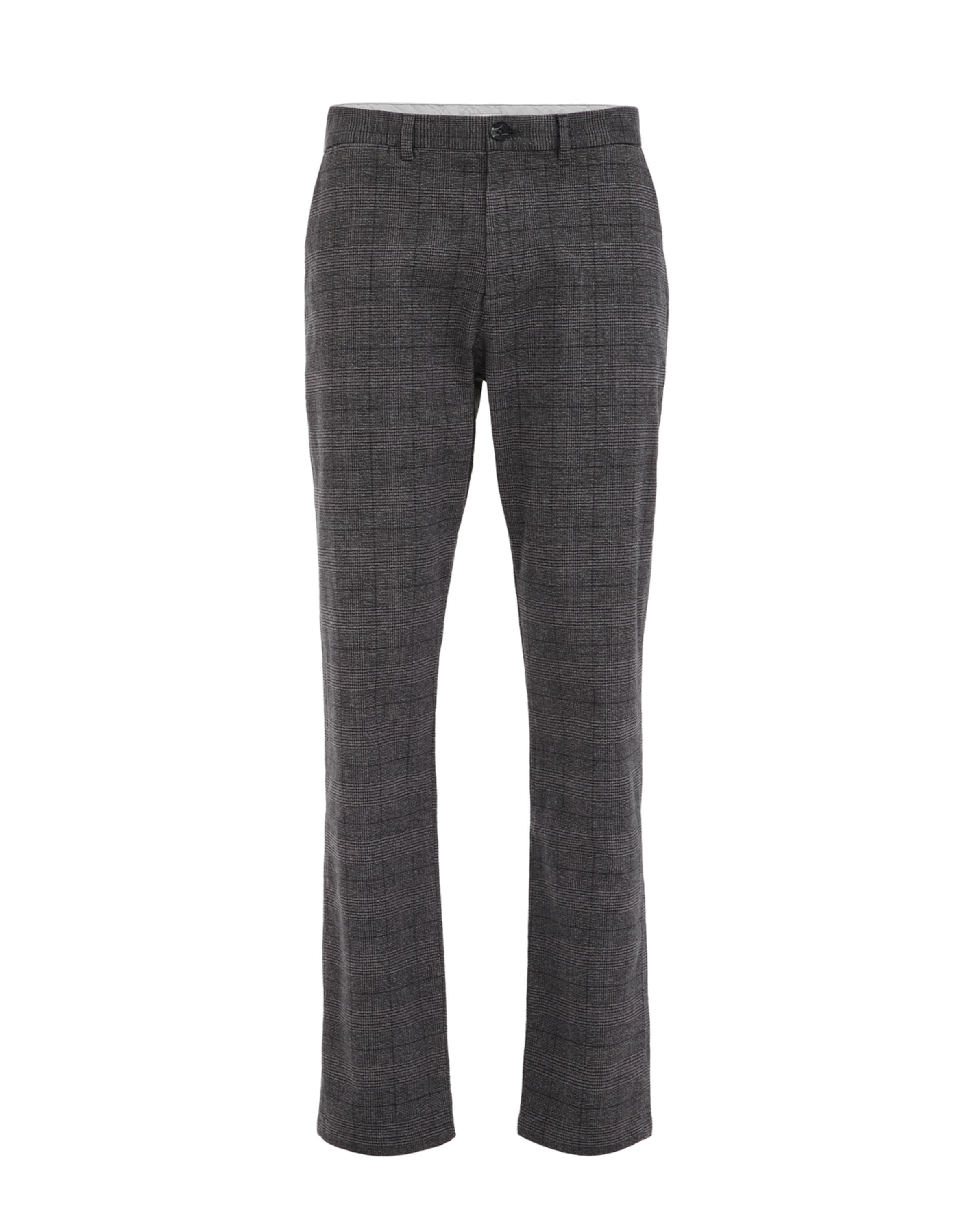 Coupe slim Pantalon chino WE Fashion en gris : devant