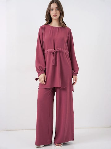 Bigdart - Calças de fato em rosa: frente