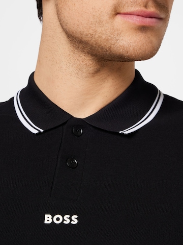 BOSS Orange Poloshirt 'Chup' in Schwarz