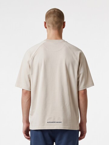 Alessandro Magno Shirt 'CHAPTER 8' in Beige