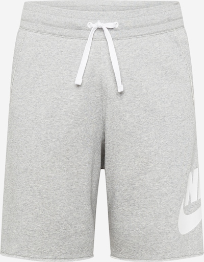 Nike Sportswear Pantalón 'Club Alumni' en gris moteado / blanco, Vista del producto