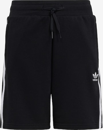 juoda ADIDAS ORIGINALS Standartinis Kelnės 'Adicolor': priekis