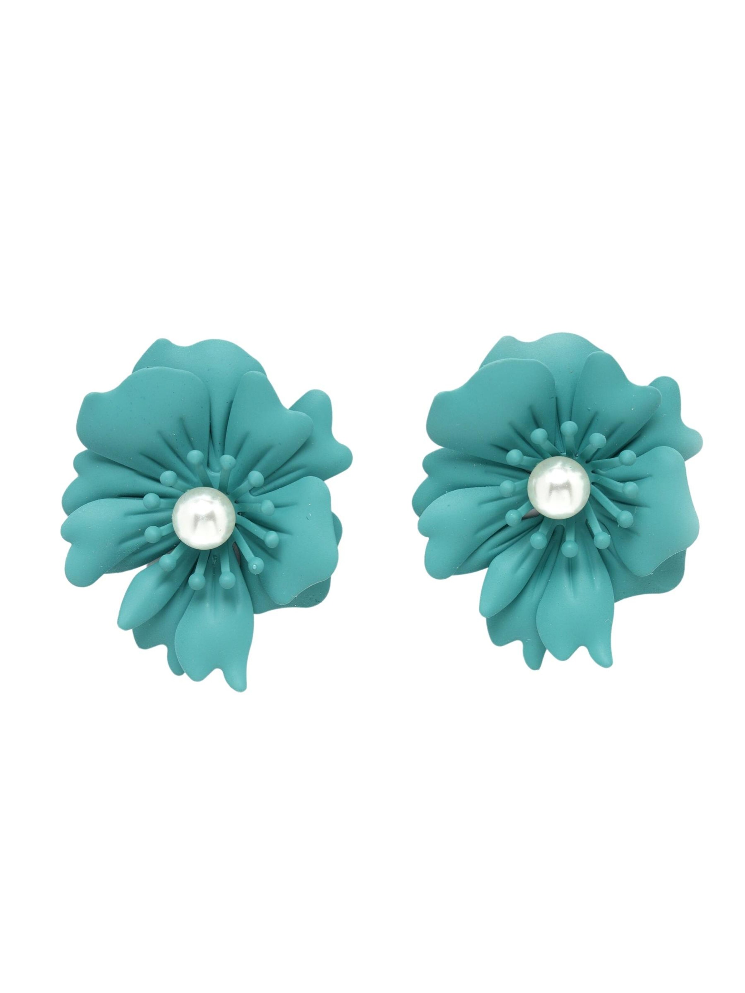 AVANT-GARDE PARIS Earrings 'Emiliaia' in Green: front