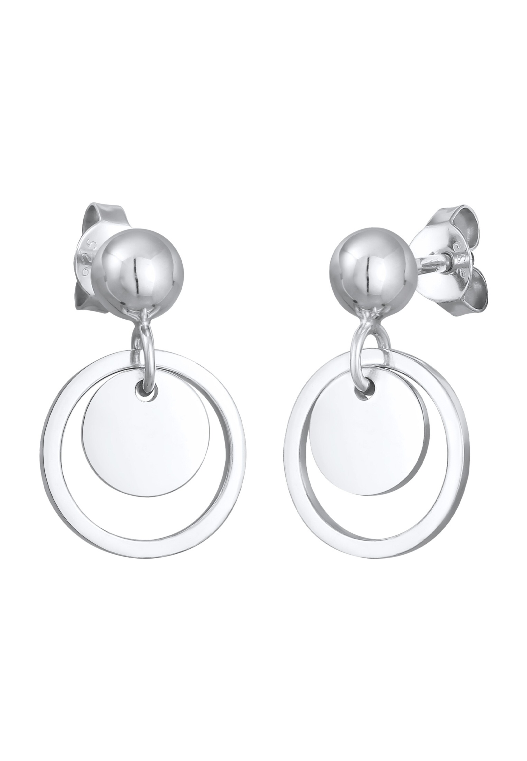 ELLI Ohrringe in Silber: Vorderseite