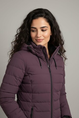 KILLTEC Übergangsparka in Lila