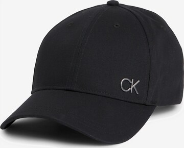 Casquette Calvin Klein en noir : devant