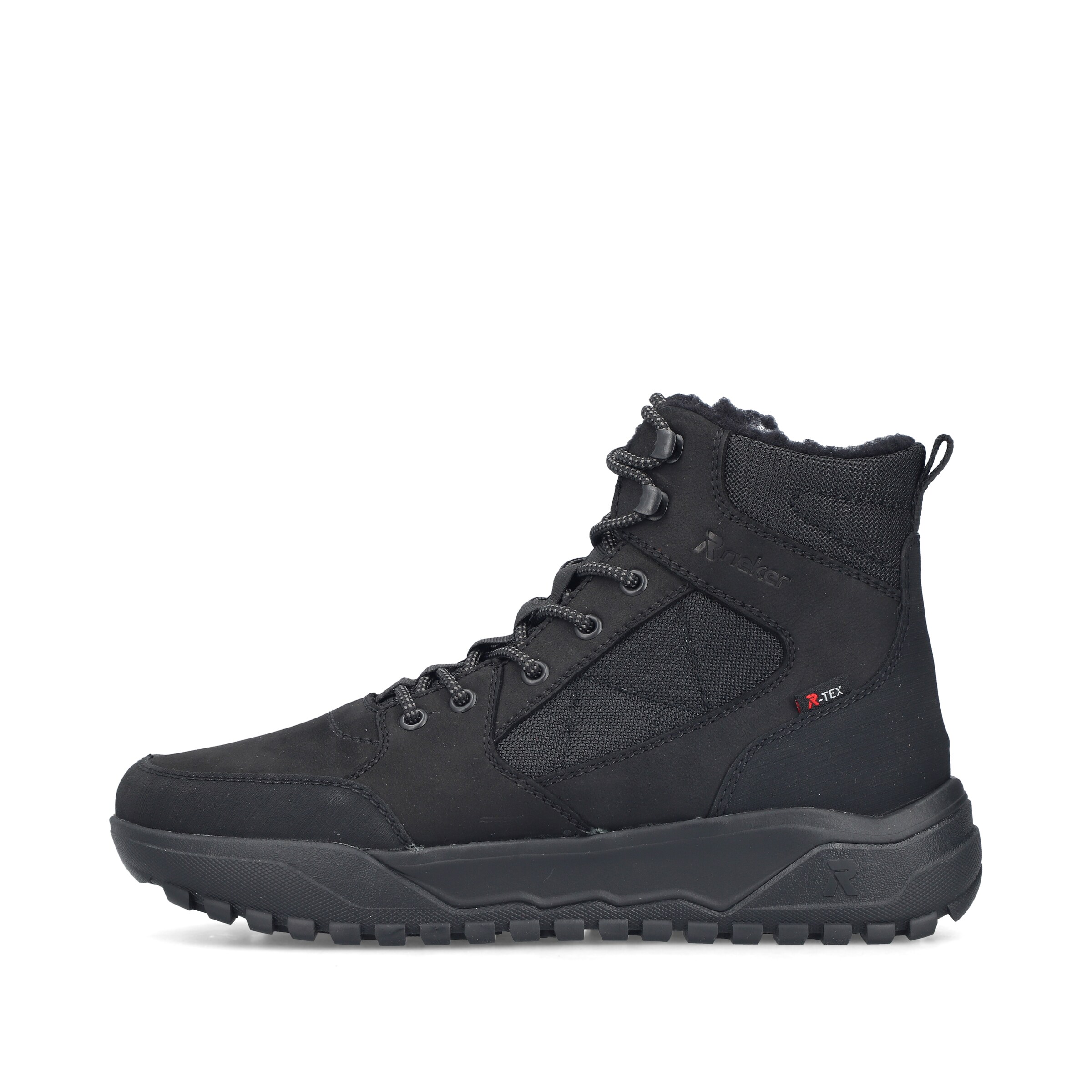 Bottines à lacets Rieker en noir