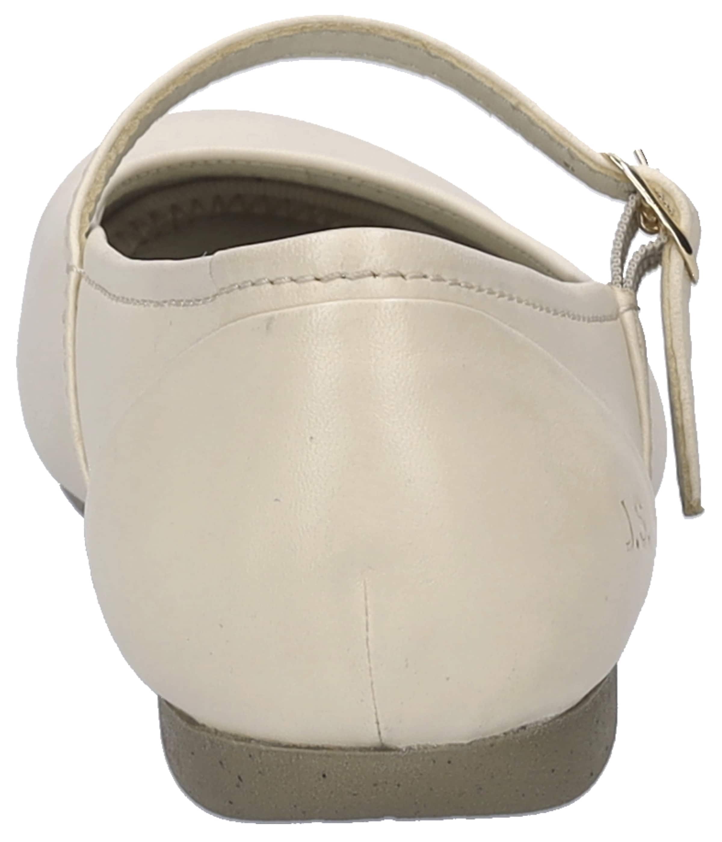 JOSEF SEIBEL Ballet Flats with Strap in Beige