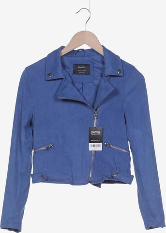 Bershka Jacket & Coat in S in Blue: front