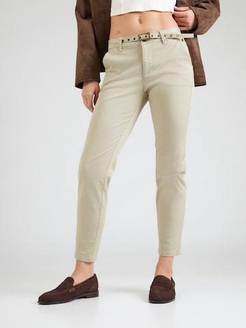 FREEMAN T. PORTER Úzky strih Chino nohavice - Zelená: predná strana