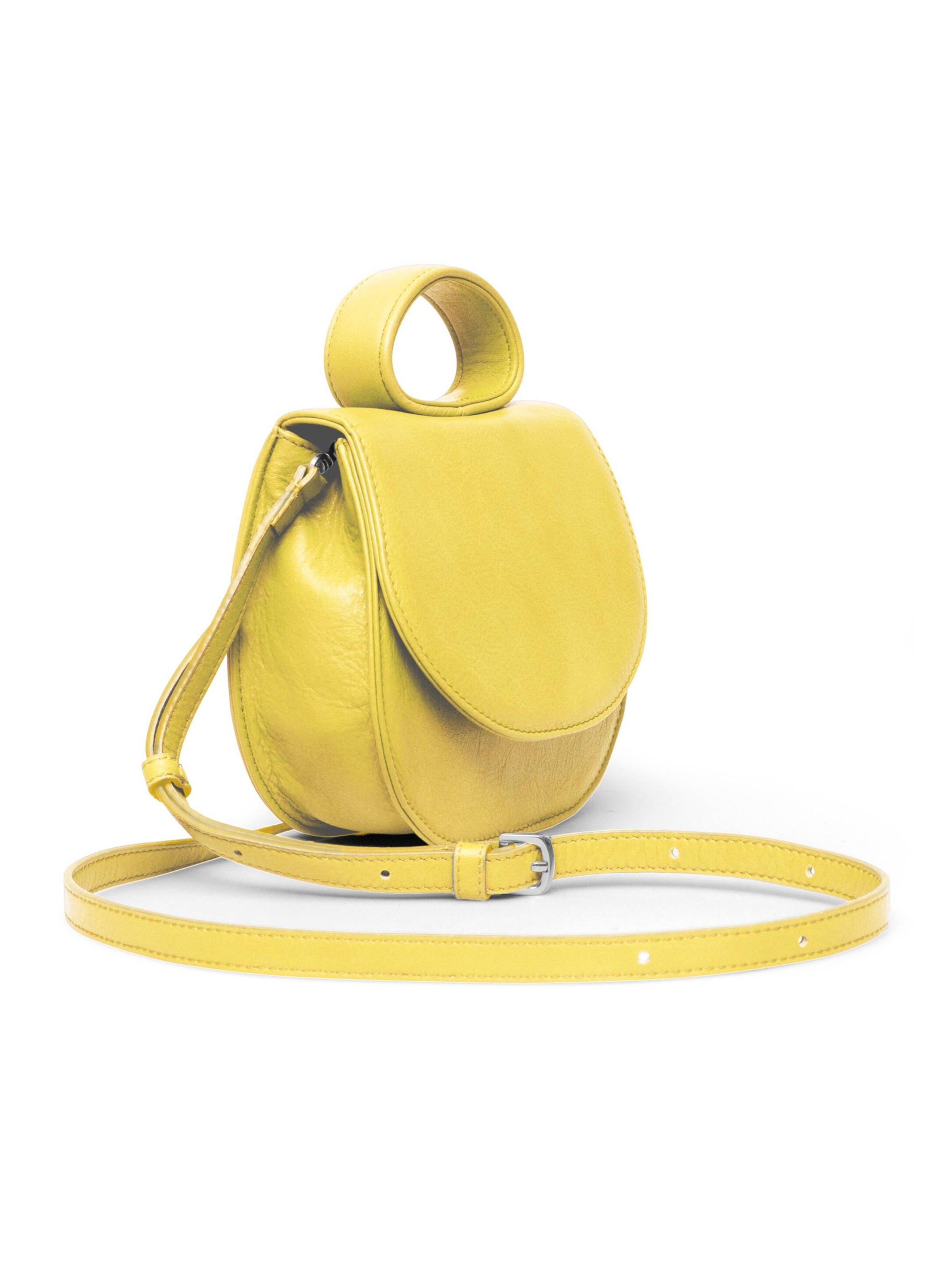 Gretchen Handbag 'Ebony' in Yellow