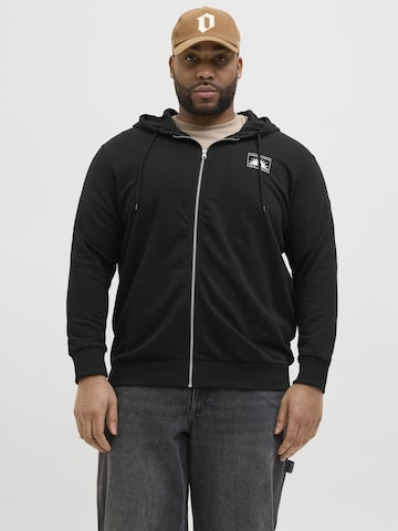 Jack & Jones Plus Sweatshirt in Black: front