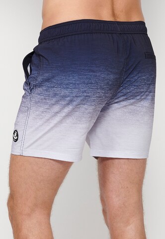 KOROSHI Badeshorts in Blau