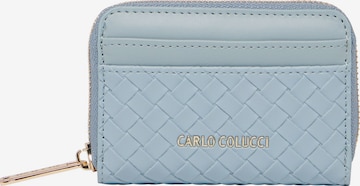 Carlo Colucci Portemonnee 'Devescovi' in Blauw: voorkant
