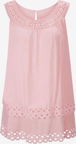 Top di Linea Tesini by heine in rosa: frontale