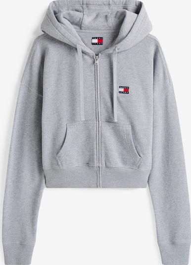 Tommy Jeans Gornji dio trenirke u mornarsko plava / siva melange / crvena, Pregled proizvoda