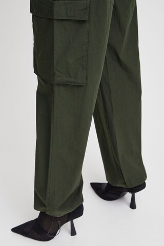 b.young Loose fit Cargo trousers 'Demete' in Green