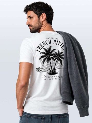 Neverless Shirt 'French Riviera' in White