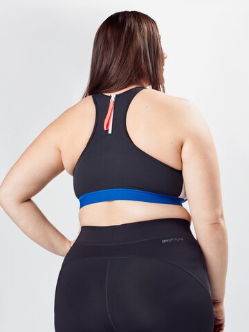 ADIDAS SPORTSWEAR Bralette Sports bra 'VARSITY' in Black