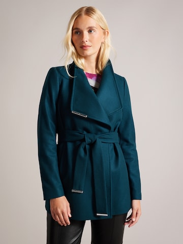 Ted Baker - Abrigo de entretiempo en azul: frente