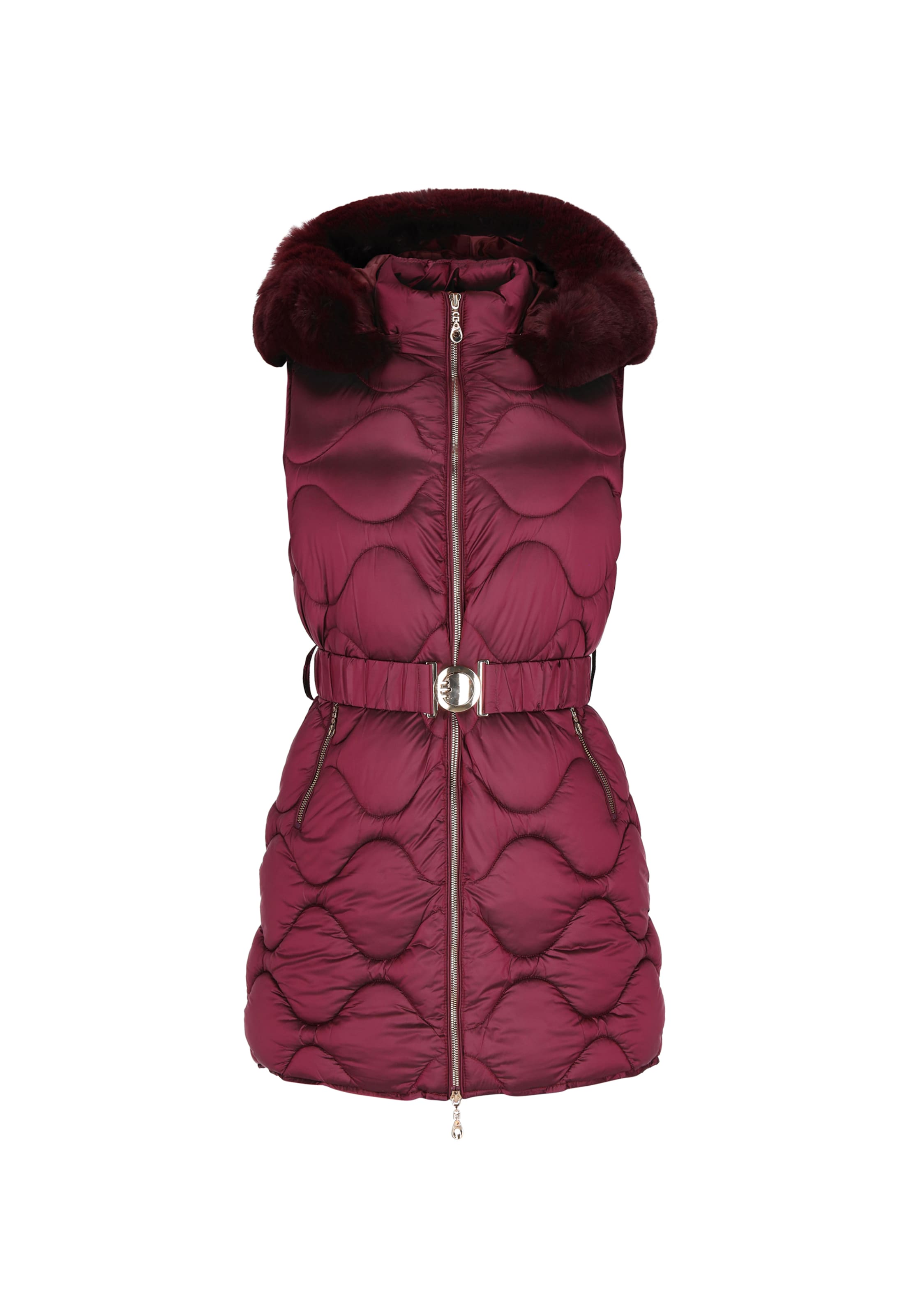 faina - Colete em vermelho: frente