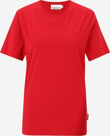 T-Shirt 'JAAMES' ARMEDANGELS en rouge : devant