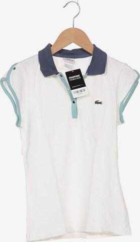 Lacoste Sport Top & Shirt in S in White: front