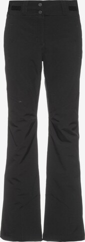 Bootcut Pantaloni sport 'Tilla' de la ZIENER pe negru: față