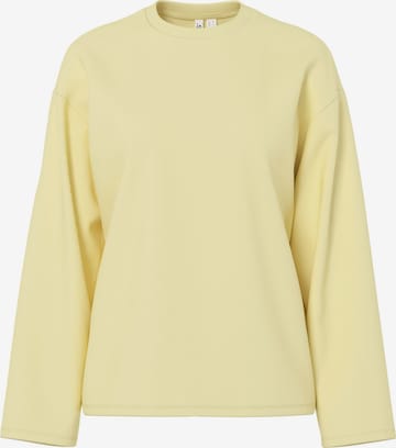PIECES Shirt 'PCSadie' in Yellow: front