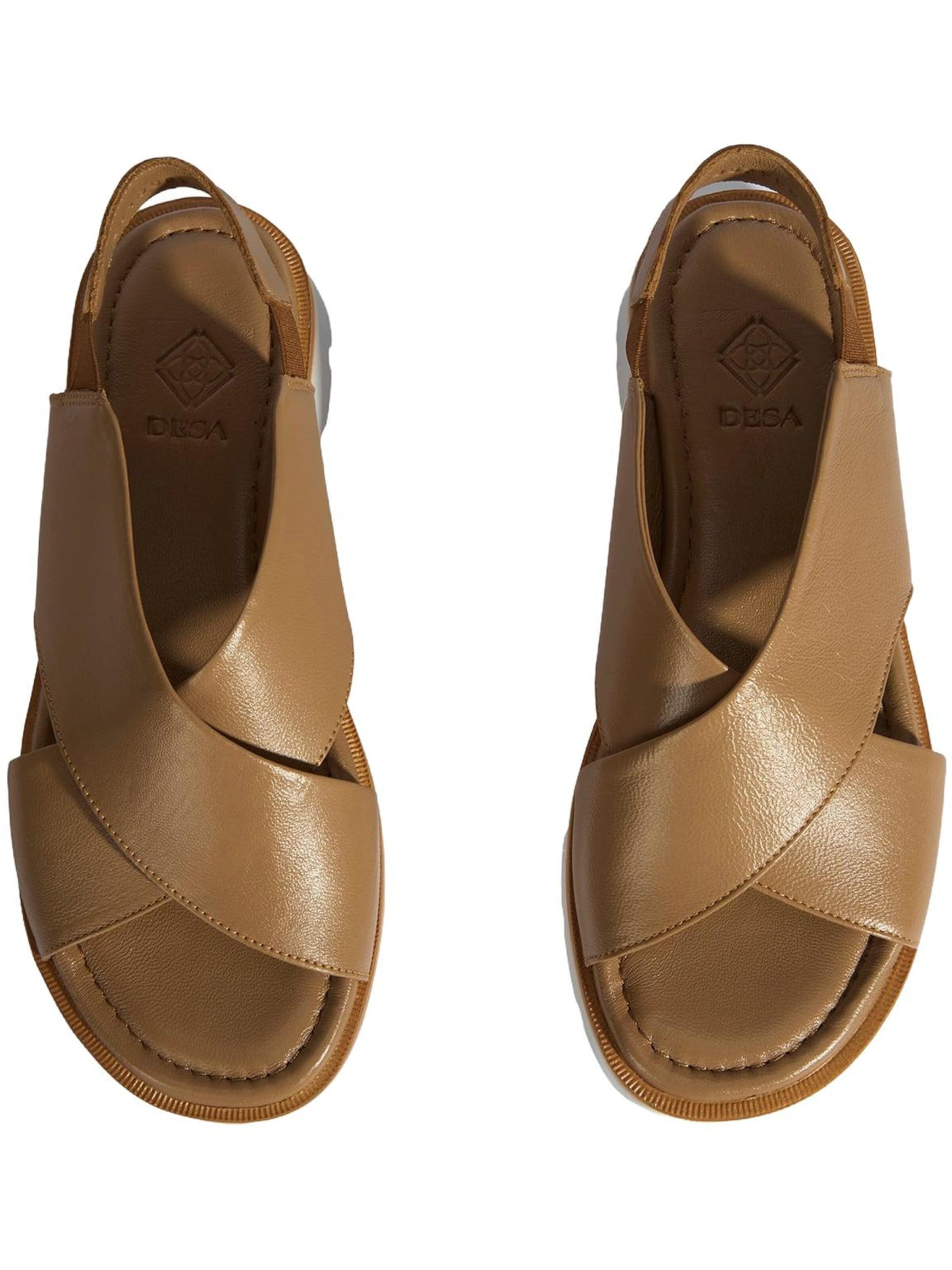 Sandales 'Sandalen' Desa en beige