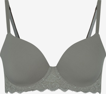 Hanro Bra ' Moments ' in Grey: front