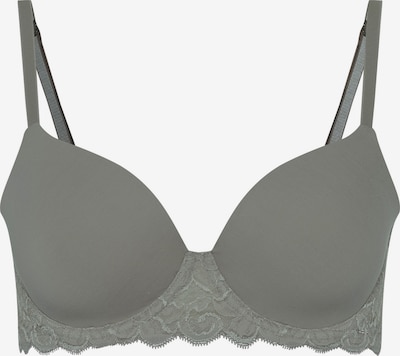 Hanro Soutien-gorge ' Moments ' en gris / kaki, Vue avec produit