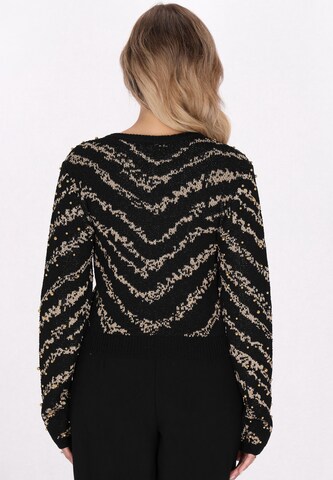 faina Knit cardigan in Black