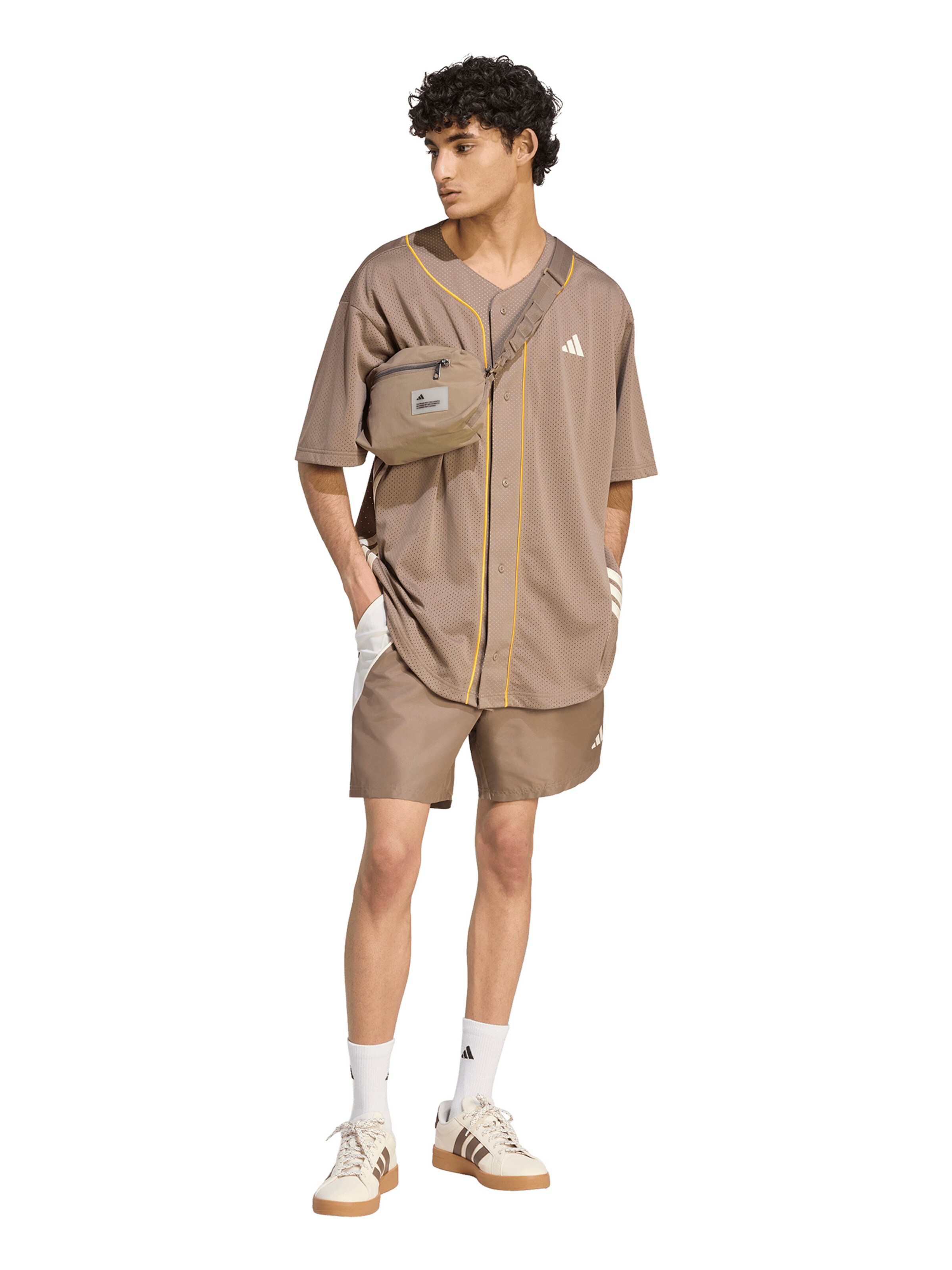 ADIDAS SPORTSWEARregular Sportske hlače 'STADIUM' - smeđa boja