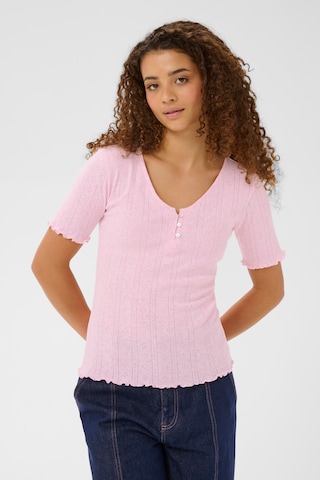 SAINT TROPEZ Shirts 'GruSZ' i pink: forside