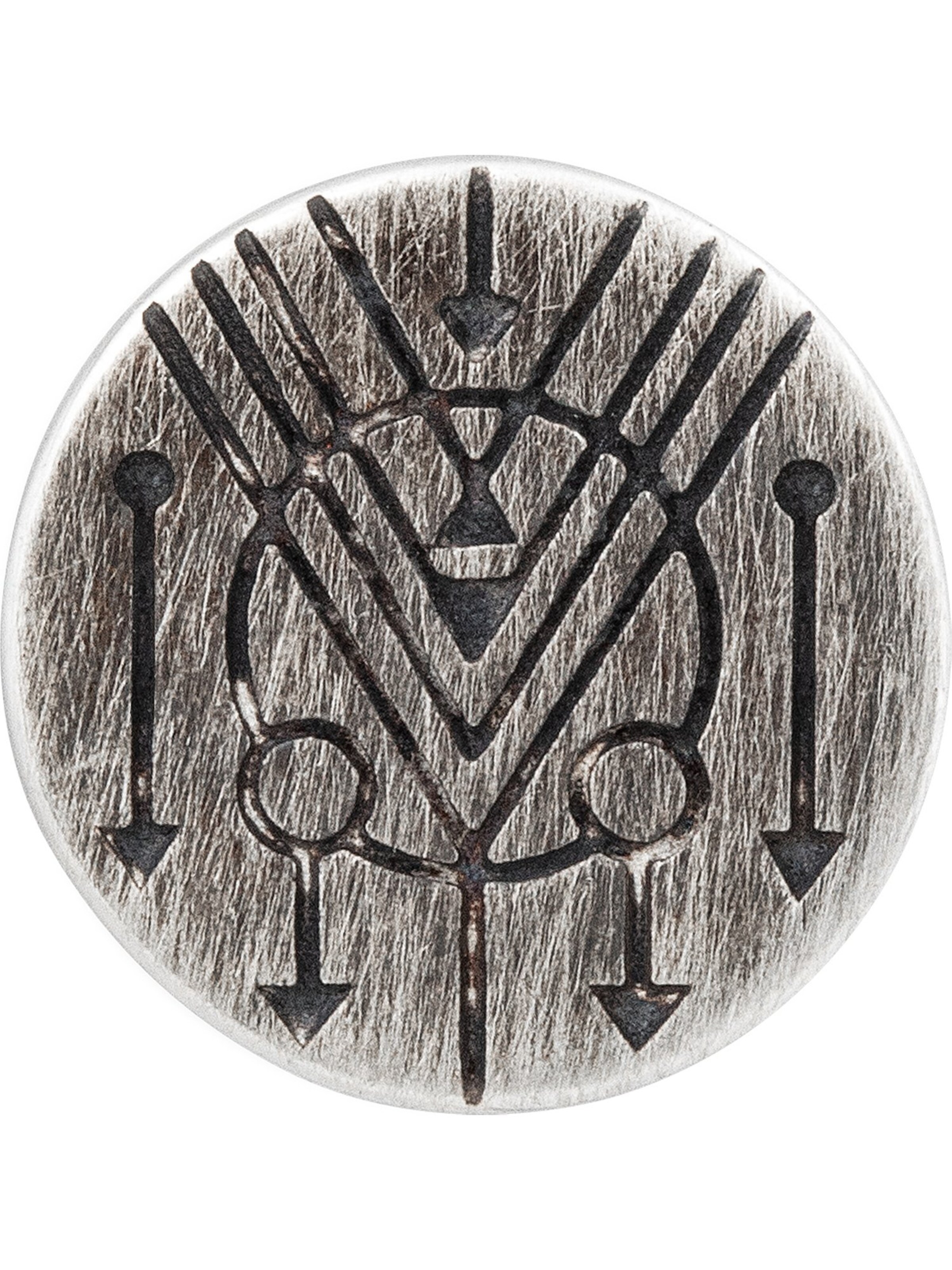 caï Ohrring in Silber: Vorderseite