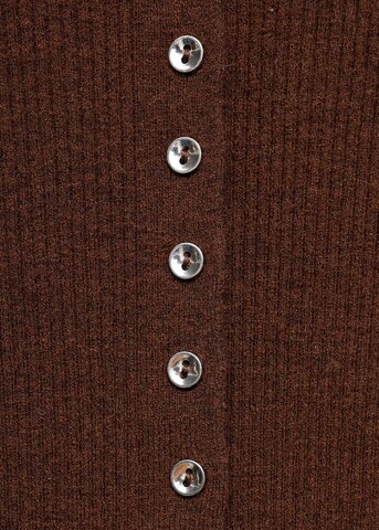 MANGO Knit Cardigan 'Twenties' in Brown