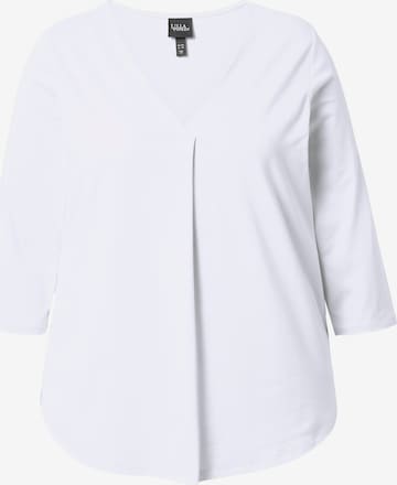 Ulla Popken Shirt in Weiß: Vorderseite